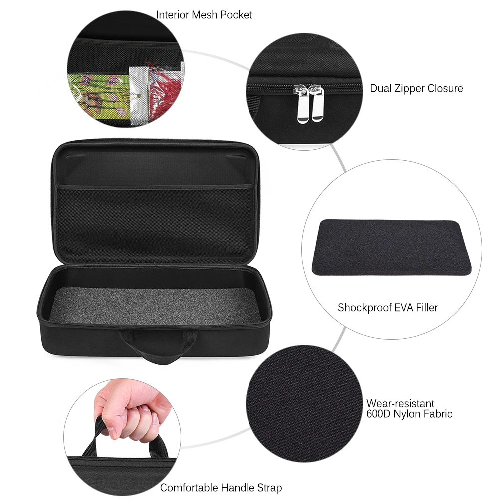 Outdoor Fishing Bag EVA Shockproof Fishing Tackle Rod Reel Accessories Carry Bag Storage Bag For Outdoor  Fishing Accessory