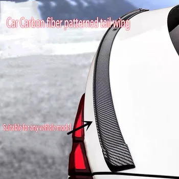 Spoiler per tetto universale 1.5M Car-Styling 5D Spoiler per coda in gomma al carbonio PU Brasatura Spoiler per rimontaggio fai-da-te Adatto a tutti i tipi di auto