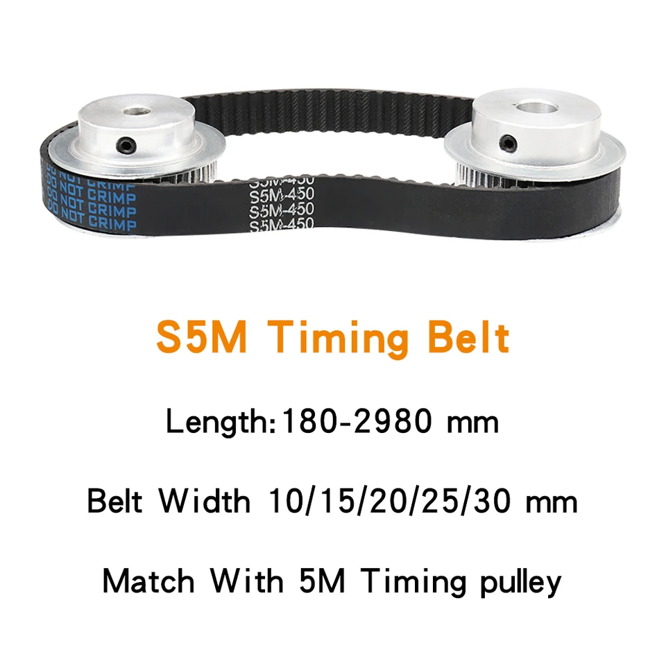 ZHaonan-courroie De Distribution Courroie De Chronométrage HTD5M