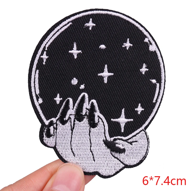 Fiercely Animal Patch DIY Eisen auf Patches für Kleidung Horror Punk bestickte Patches auf Kleidung Jacken Nähen Stickerei Aufkleber – Detail 13