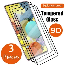 3 - Pack Premium Protective Glass Screen Protector Set - 3PCS Black Glass (For A16)