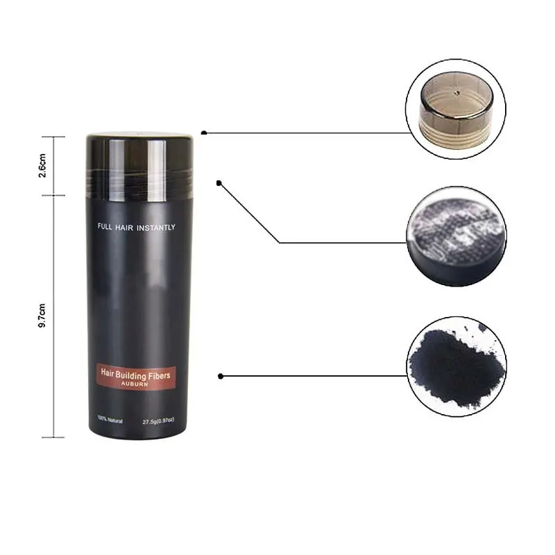 Volume Thickening Hair Fiber Spray Head Comb Hair Powder 3 Piece Hairline Powder Pretty Wig Spray Natural Volume Light Odorless