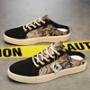 Fashion Casual Shoes for Men Summer Half Slippers Platform Male Sport Shoes Outdoor Slip on Walking Shoes Lightweight Sneakers 1