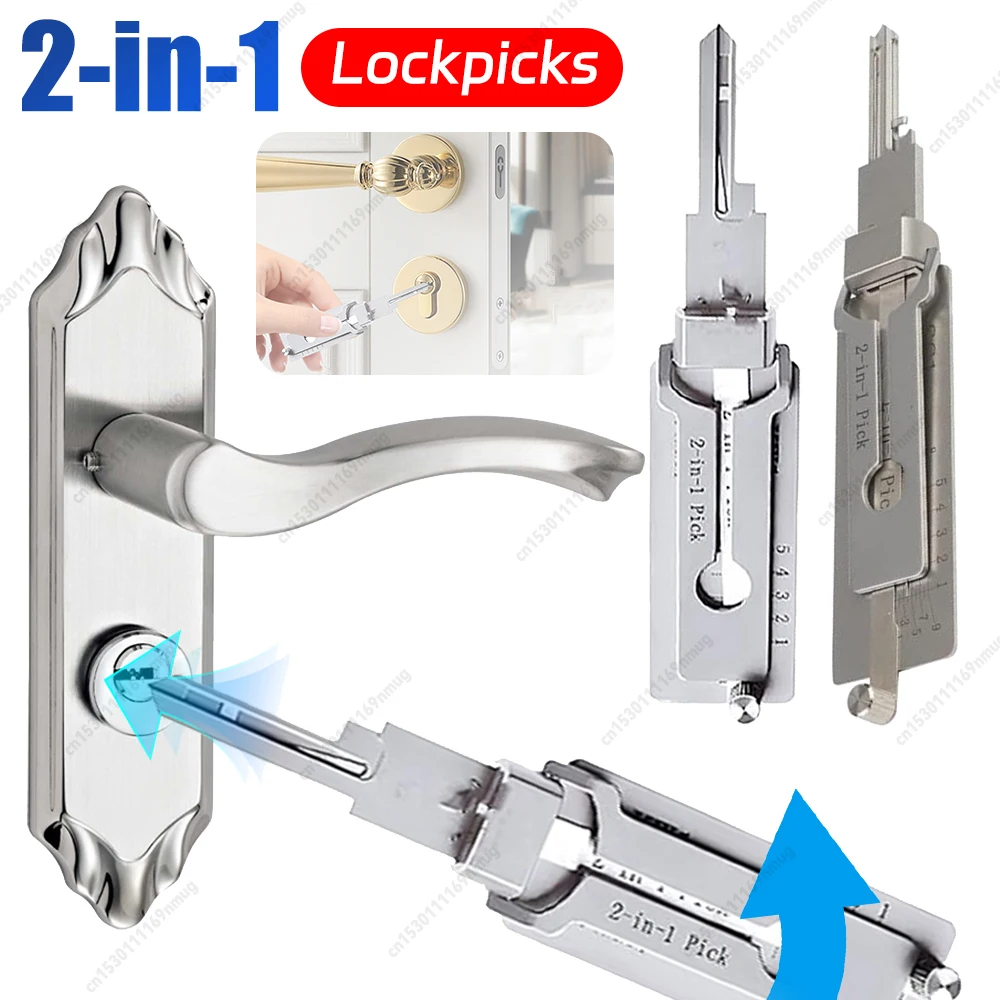 Stainless Steel Key Decoder Precision Hook And Pickup Hand Tool O-ring Pickup Kit Hook Tools Maintenance Repair Kit
