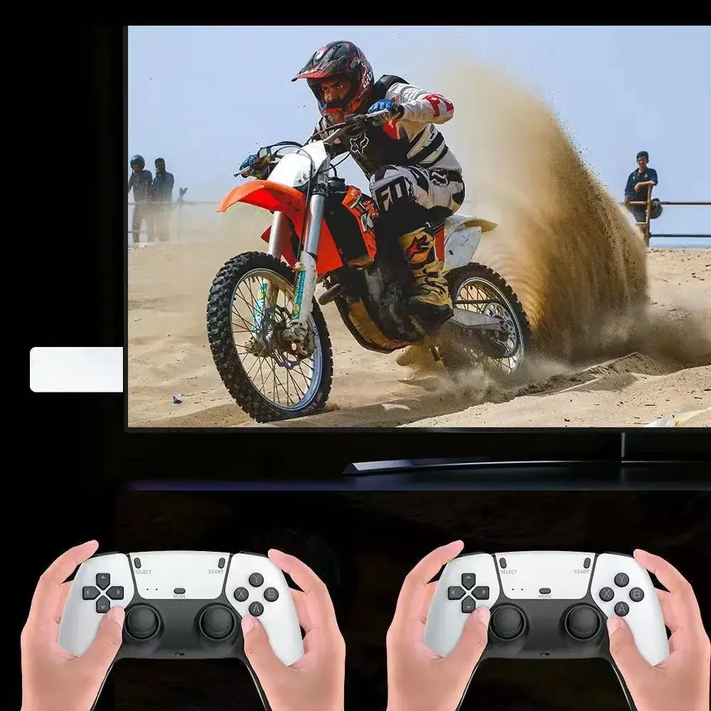 M15 Game Stick Mini TV Handheld Game Console Wireless Gamepads Video Game 64G 20000+ Retro Game HD Output Two-player for PS1 Etc - Image 3