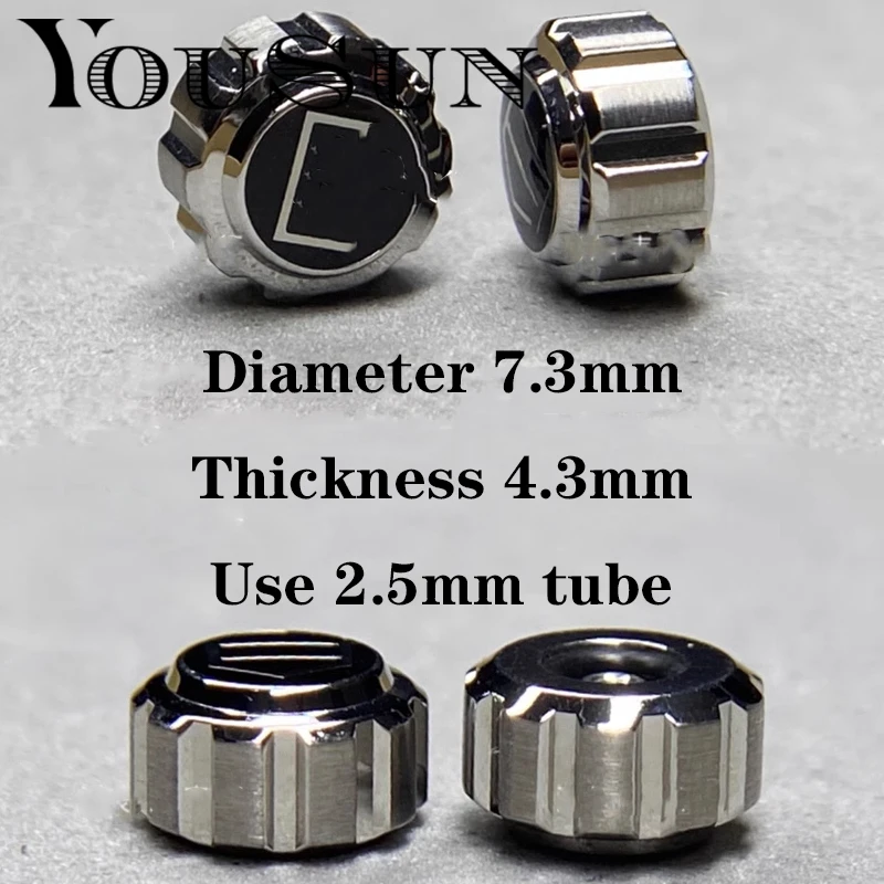 Per Tag Heuer Watch Head Crown 7.3Mm Di Spessore 4.3Mm Accessori