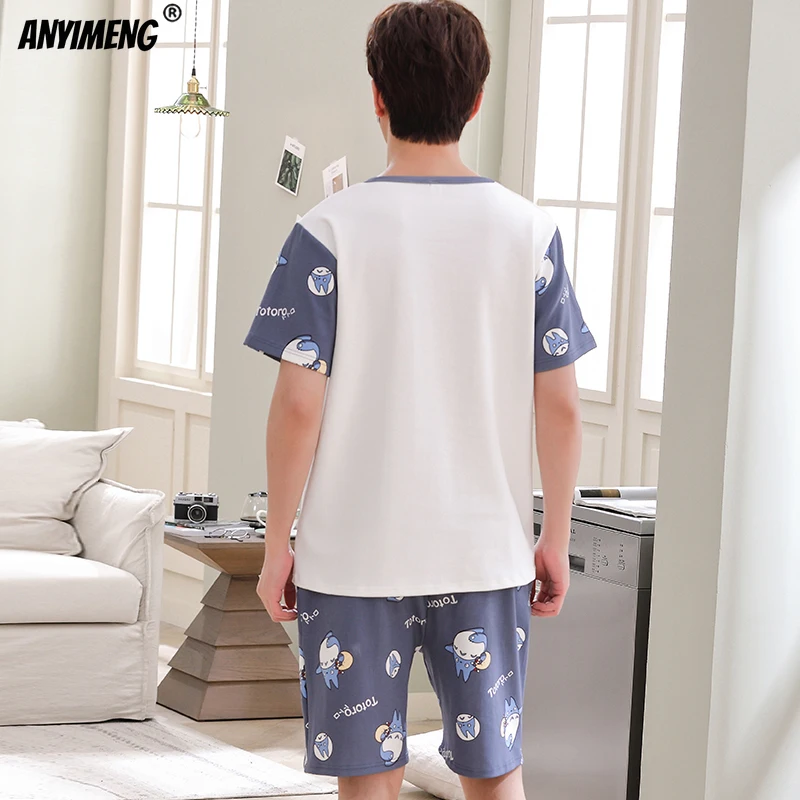 Youth Mans Summer Pj Fashion Home 