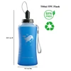 Soft TPU Collapsible Water Bottle, Large Volume, Hiking, Camping, Cycling, Running, Outdoor Sports, 750ml 2