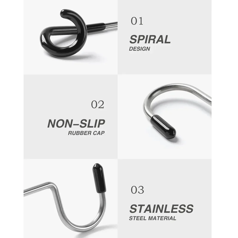 Edelstahl Licht Ständer Halter Haken Tragbare Zelt Pole Lampe Aufhänger Jagd Angeln Laterne Aufhänger Outdoor Camping Werkzeuge – Detail 8