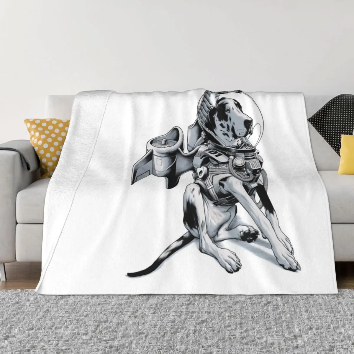 

JetPack Tiberius Throw Blanket Flannel Decorative Beds Blankets