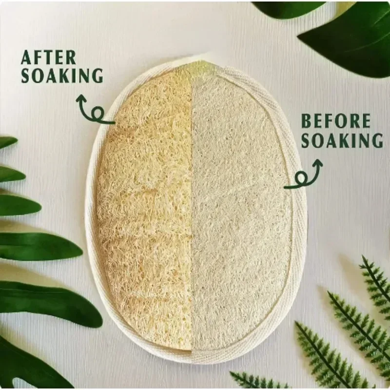 Natural Loofah Bath Brush Soft Body Scrub Exfoliating Scrub Shower Loofah Sponge Exfoliator Massager Deep Cleaning Bathing Tools exfoliating shower brush bath brush shower scrubber exfoliating scrubber exfoliating shower scrubber bath sponge exfoliating bath brush shower sponge
