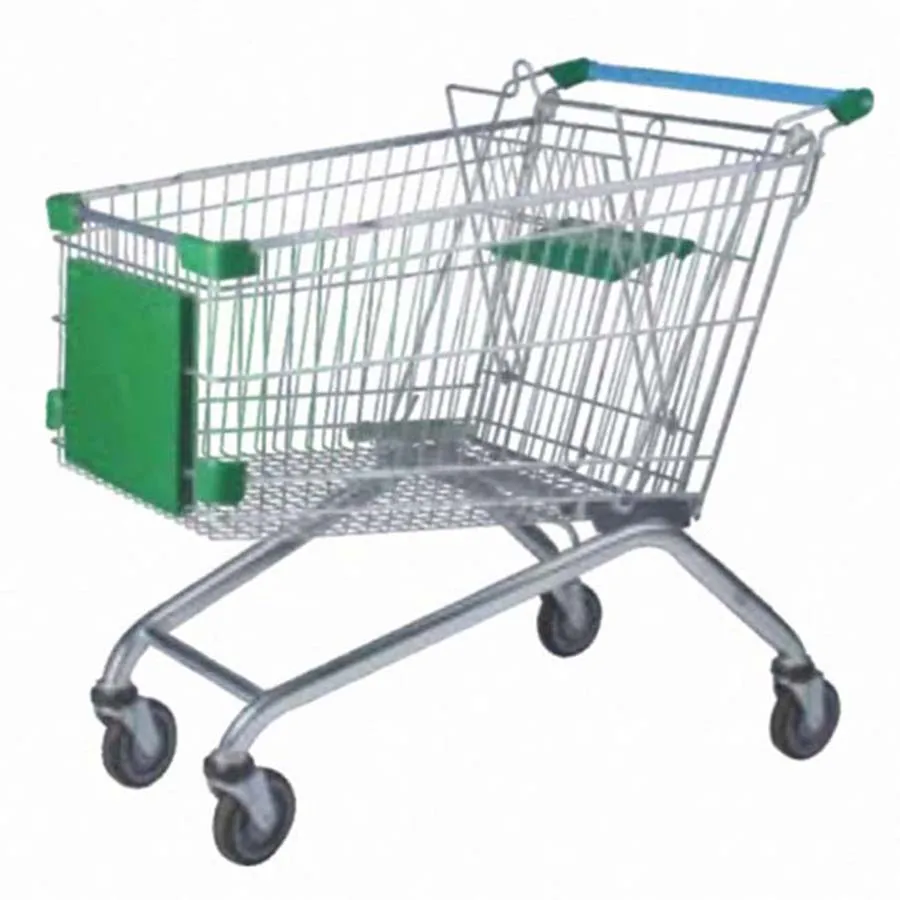 Hot Selling Luxury Supermarket European Style Cart Trolley Shopping