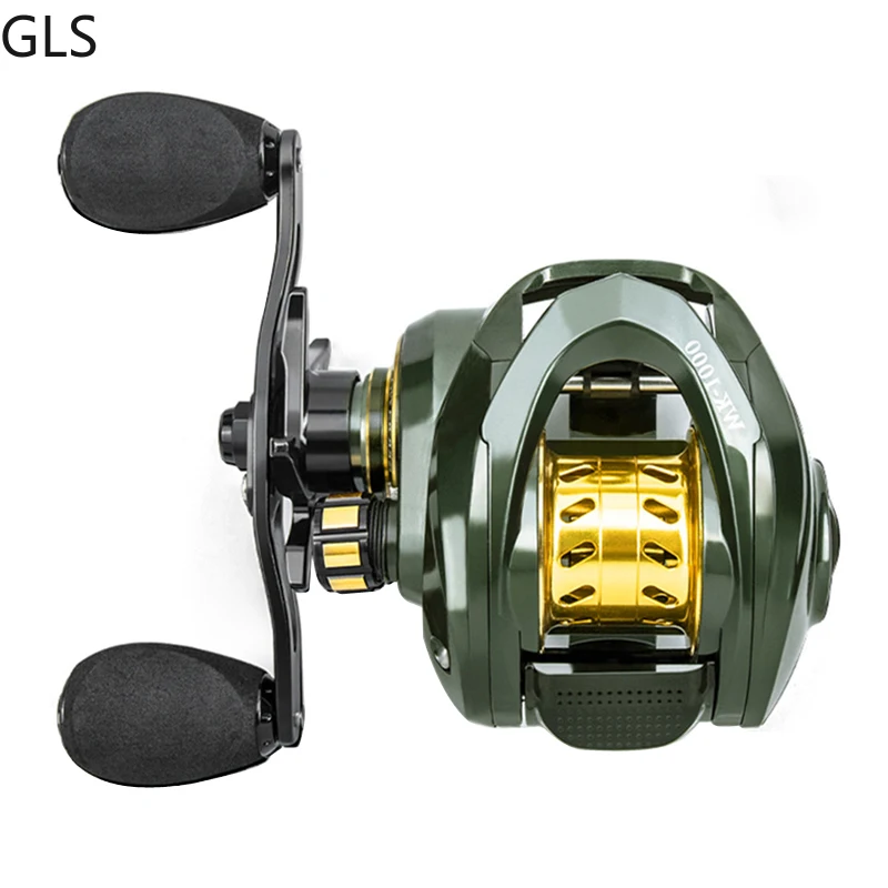 Lightweight Spool 6.3:1 Gear Ratio Baitcasting 18LBs Max Drag