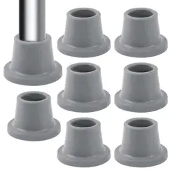 Shower Chair Feet Pads 8pcs Rubber Tips For Shower Chair Anti-Slip Suction Cup Feet Elderly Child Body Safety Easy To Install