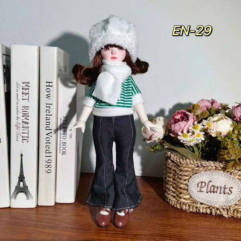 Mode Casual Anzug 30 cm BJD Puppe Kleidung für Mädchen Dress Up Zubehör Geschenk 1/6 Skala Puppe Outfit – Detail 10