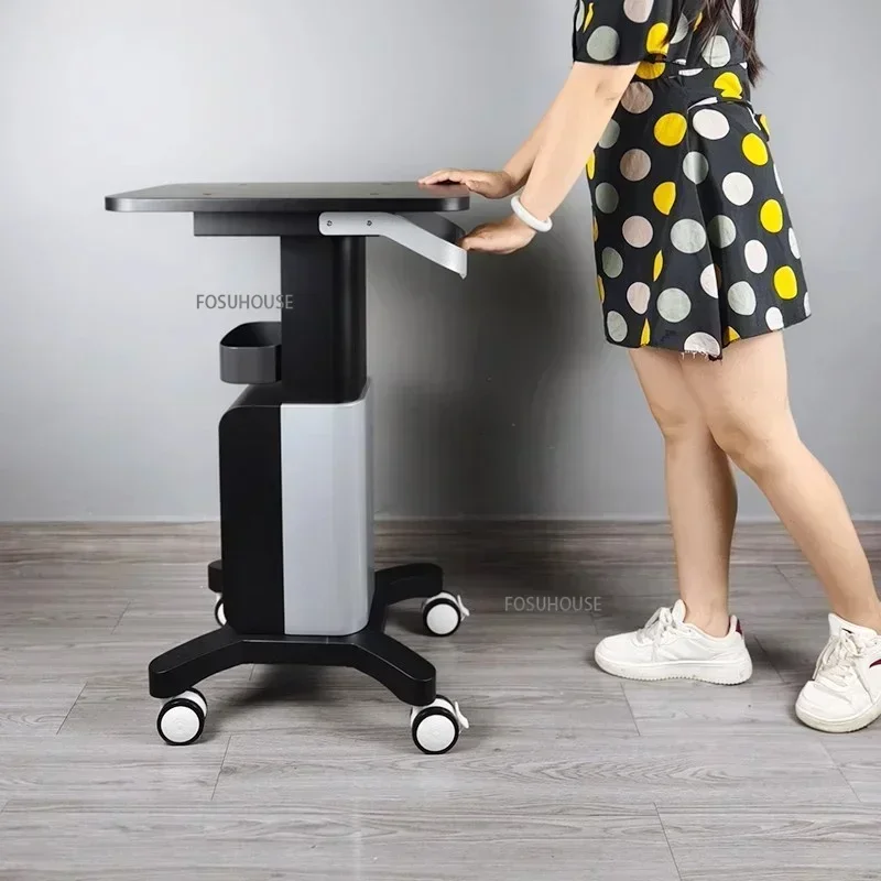 Commercial Beauty Instrument Cart Mobile Storage Rack Tool Carts Beauty Salon Trolley Multi-functional Storage Organizer Cart