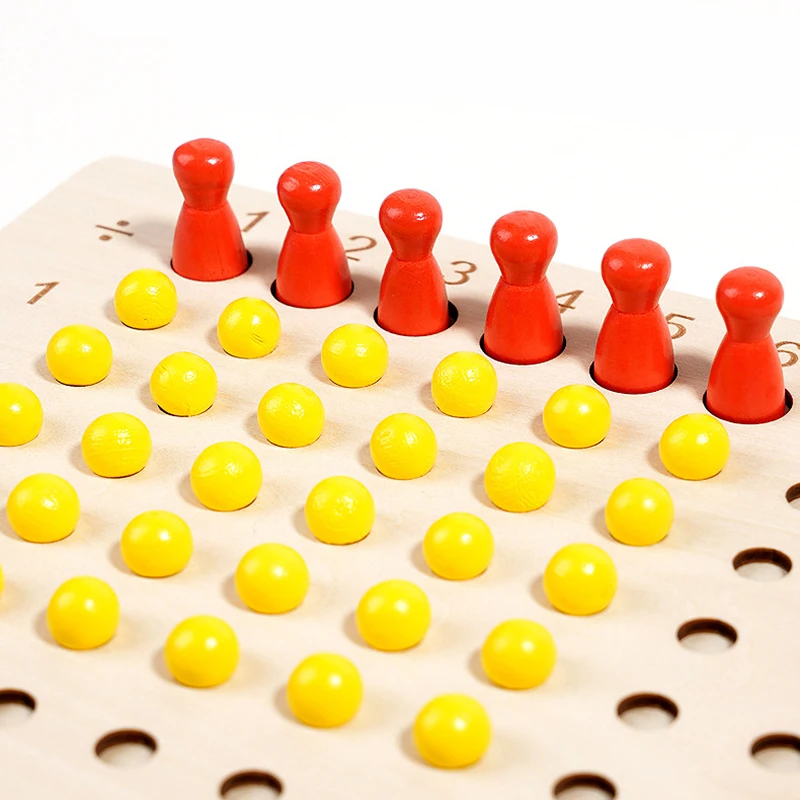 Montessori 99 multiplication Board  Maths Teaching Aids Multiplication and Division Board Early Education Children's Puzzle Toys 5