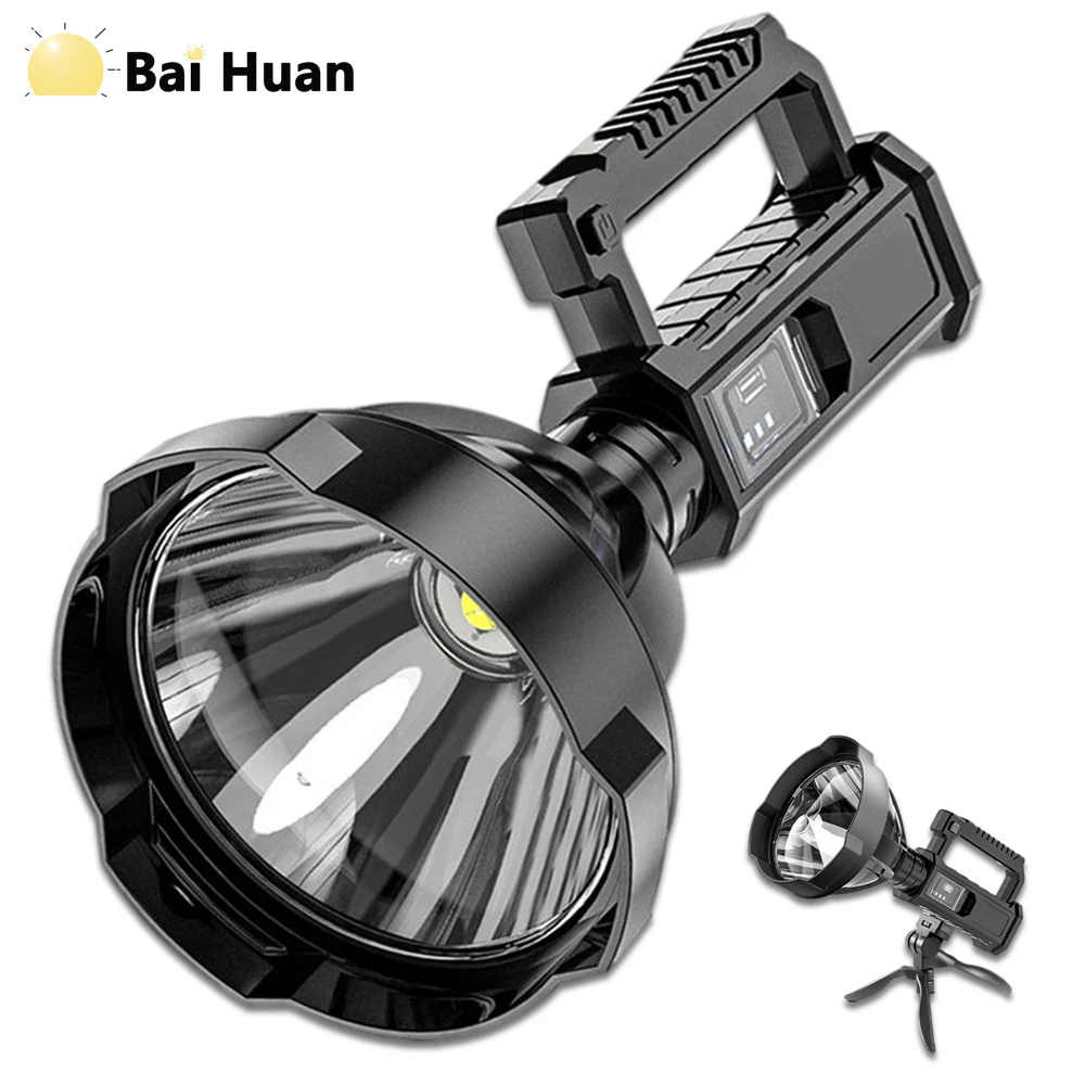 

Rechargeable High Power Led Flashlights Ultra-long Lighting Distance Lamp Searchlight XHP70 Powerful Lantern Torches Tactical