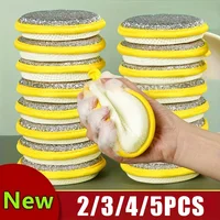 Car Wash Cleaning Brush Double Sides Cleaning Sponge Pan Pot Dish Clean Sponge Household Cleaning Tools Dishwashing Brushes 1