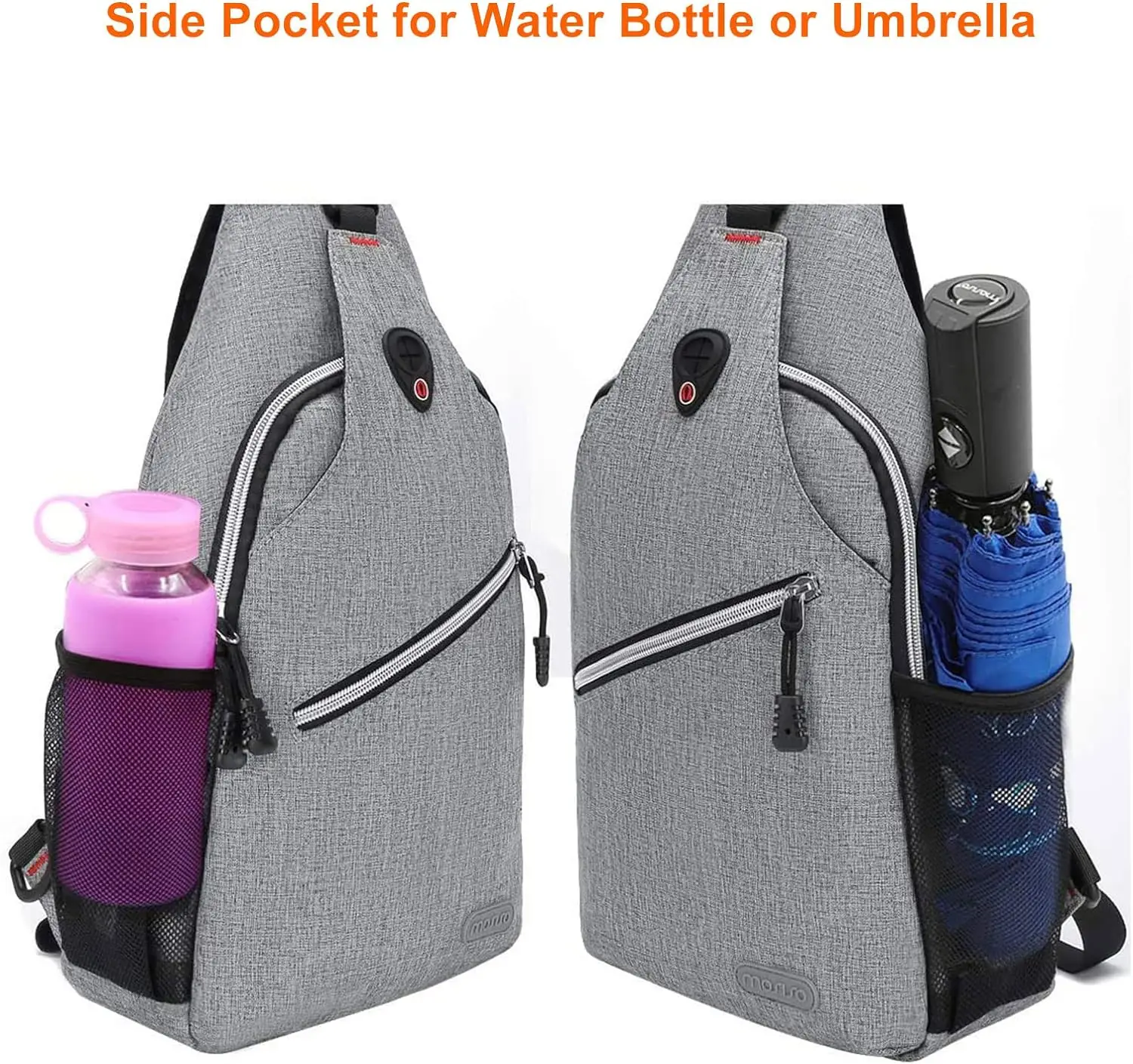 Rope Sling Bag Backpack for MacBook Air Pro 13 13.3 inch Men's Women Travel Hiking Daypack Casual Unisex Crossbody Shoulder Bag