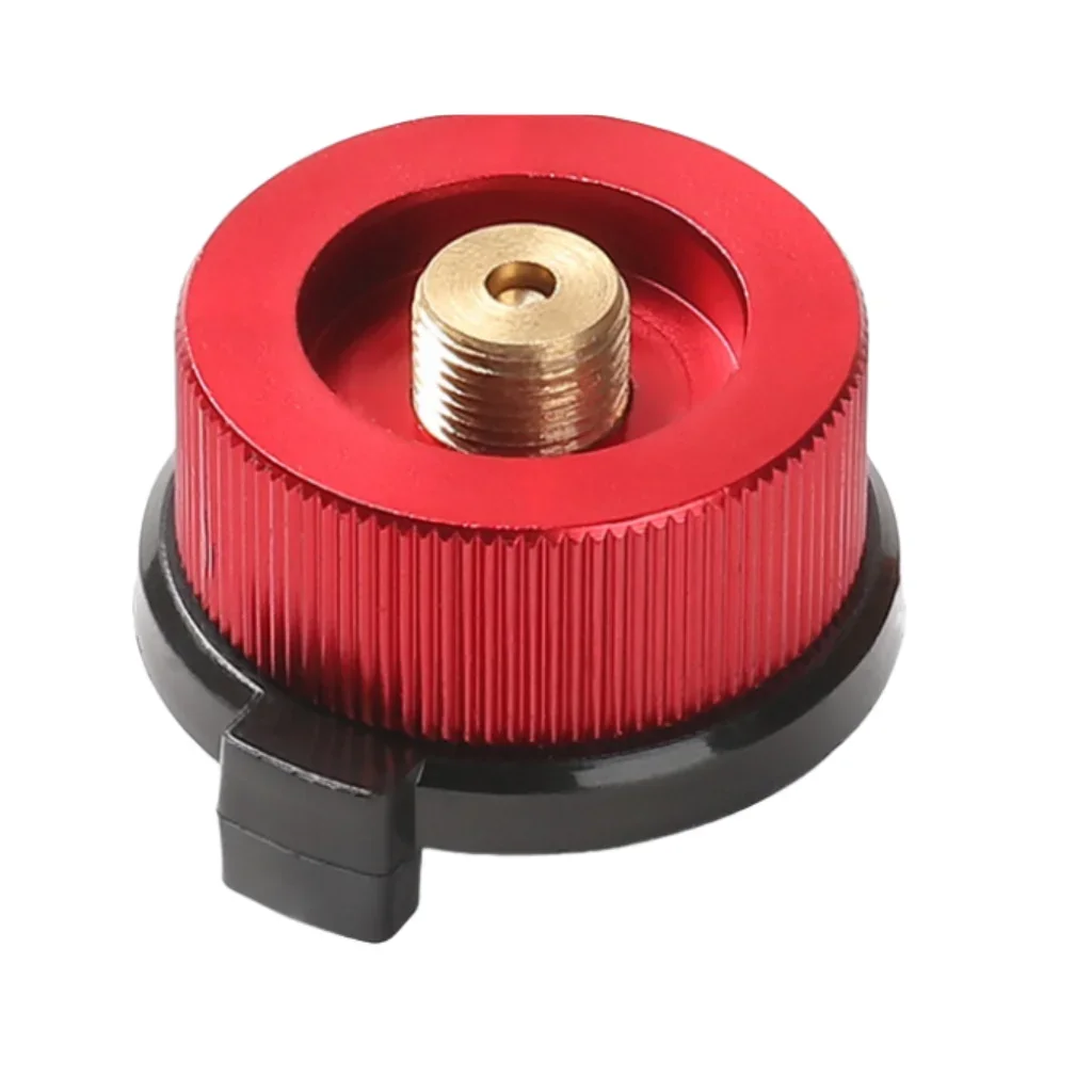 Outdoor Camping Hiking Stove Burner Adaptor Split Type Furnace Converter Connector Auto-off Gas Cartridge Tank Cylinder Adapter