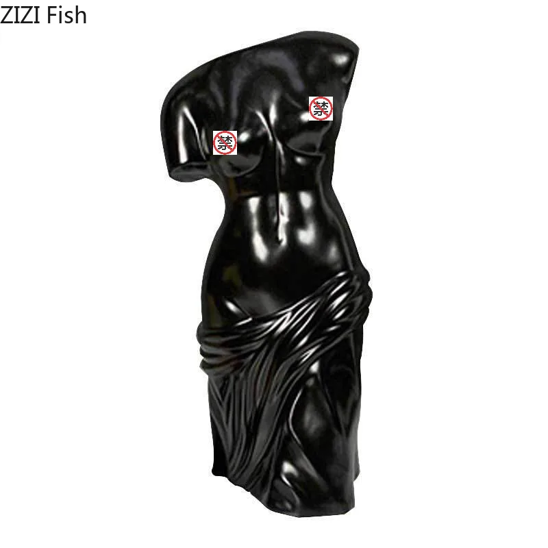 Ceramic Vase Venus Statue Abstract Art Body Flower Arrangement Goddess Sculpture Terrarium Pots Home Decoration Accessories 6