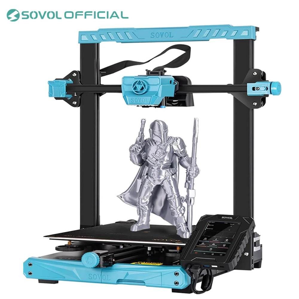 Sovol SV07 Plus 3D Printer with Klipper Firmware, Max Print Speed 500mm/s...