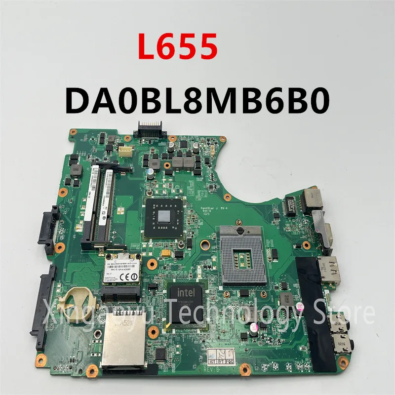 

Оригинальная материнская плата A000078940 DA0BL8MB6B0 для ноутбука Toshiba satellite L655 материнская плата GL40 HD DDR3 100% ТЕСТ ОК