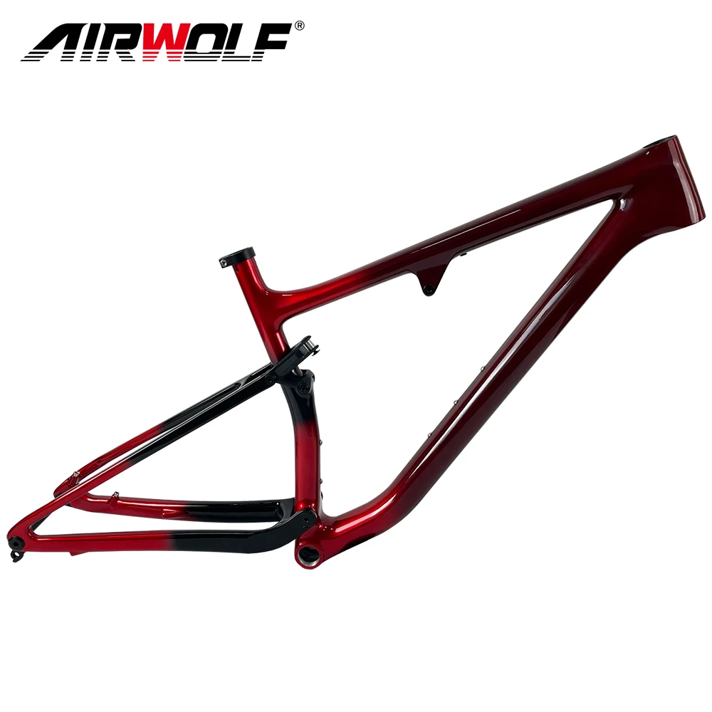 

Airwolf 29er карбоновая полная подвеска, горная рама, карбоновая рама, фоторамка, сквозная ось 148x12 мм, детали для велосипеда