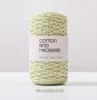 200g Mixed Color Pure Cotton Yarn,130m Round Stranded Hollow Cotton Wool,DIY Scarf Carpet Crochet Thread, High-end Knitting Yarn 5