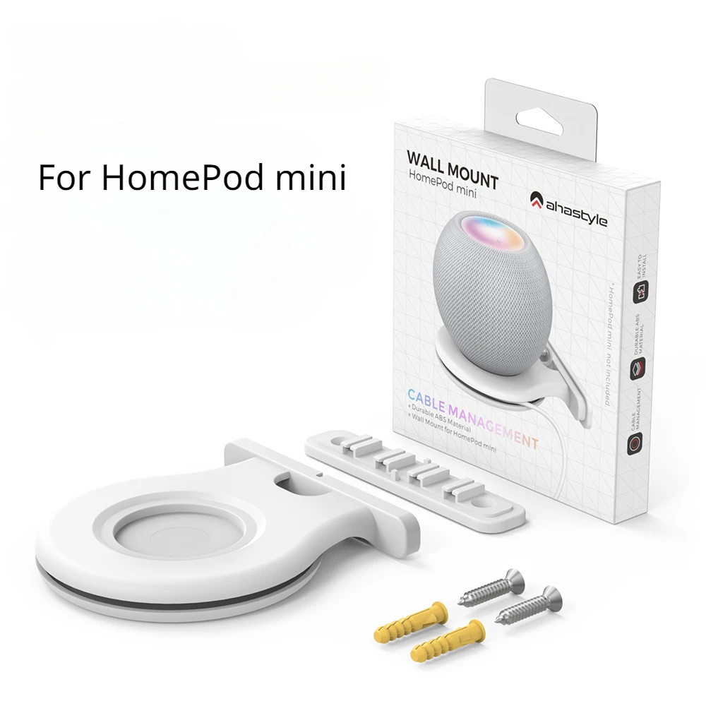 Per Homepod Mini Staffa Speciale A Parete Rack Da Parete Apple Smart Speaker Wall Rack Base Per Homepod Mini Staffe In Plastica