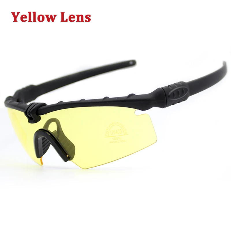 Outdoor UV400 Sports Sunglasses Tactical Polarized Glasses Military Goggles Airsoft Shooting Glasses Men 4 Lenses