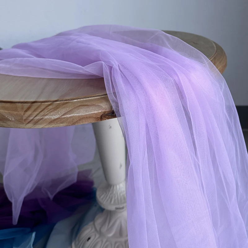 Soft Pink Blush Tulle Fabric