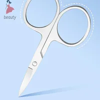 1Pcs Eyebrow Scissor Eyelash Trimmer Facial Hair Remover Stainless Steel Nail Cuticle Manicure Scissor Beauty Makeup Tool 1