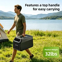 KOW60A C11-A Climatiseur de tente portable 3500 BTU 460W Unité de climatisation compacte pour camping avec 60 ° F-86 ° F Refroidissement rapide à température réglable pour tente, camping-car, caravane, camping, camping-car, glamping d'été en plein air 4