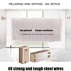 Home 4M steel wire Invisible Wall Hanger Indoor Retractable Solid Clothesline Retractable Clothesline clothes dryer 2