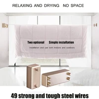Home 4M steel wire Invisible Wall Hanger Indoor Retractable Solid Clothesline Retractable Clothesline clothes dryer 2