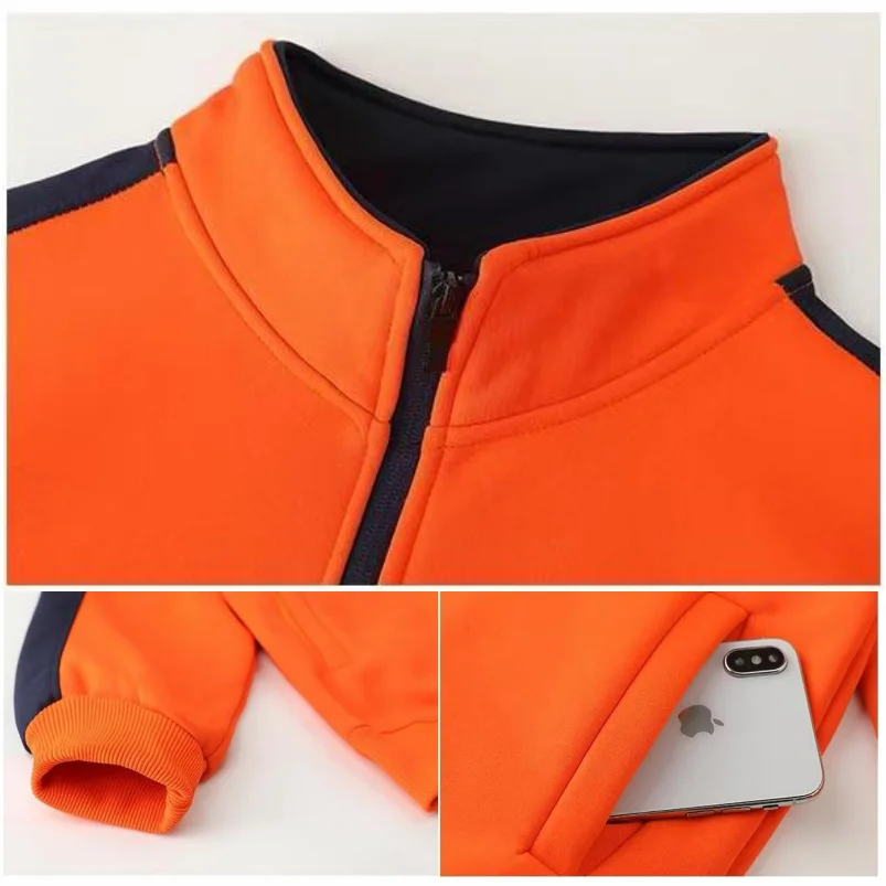 Customized Hoodie Work Clothes Custom Advertising Shirt Group Build Party Plus Fleece Thickened Company Printed LOGO Coat 2024 6