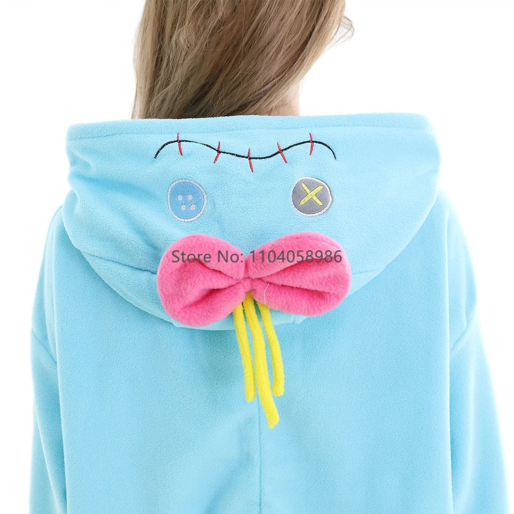 Animal Kigurumi Costume Halloween Onesie Cute Blue For Women Men Adult Kids Pyjamas Cartoon Pajama Cosplay Party Homewear