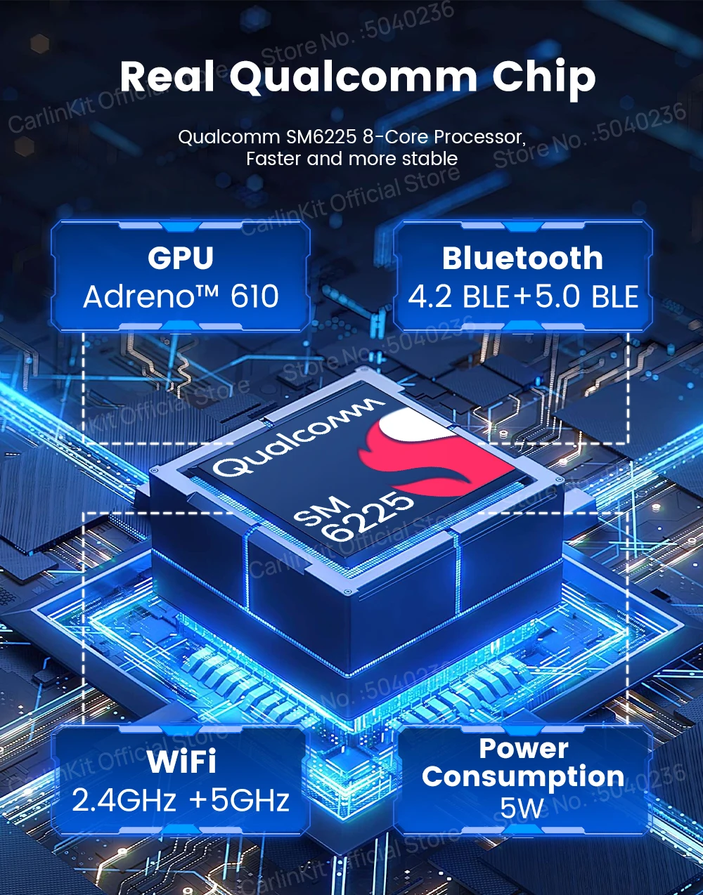 S2F CarlinKit CarPlay Ai Box Android 13 TV Box SM6225 Drahtlose Auto Spielen Android Auto Adapter 4G LTE Unterstützung Netflix für OEM Auto – Detail 9