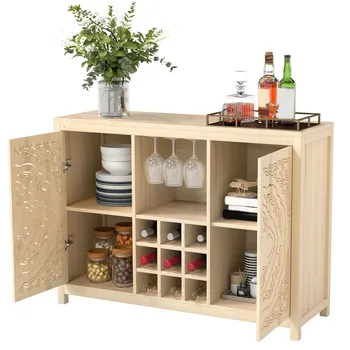 MDF Wine & Coffee Bar Cabinet 1