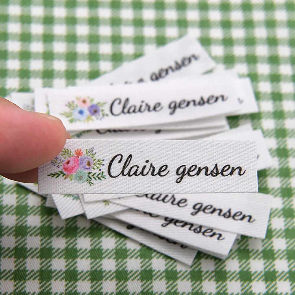 Etiquetas de algodón personalizadas: planchar y coser, 50x12,5 mm para  ropa, textiles para el hogar y manualidades de bricolaje, personalizadas  para artesanos - AliExpress, image size:1000x999