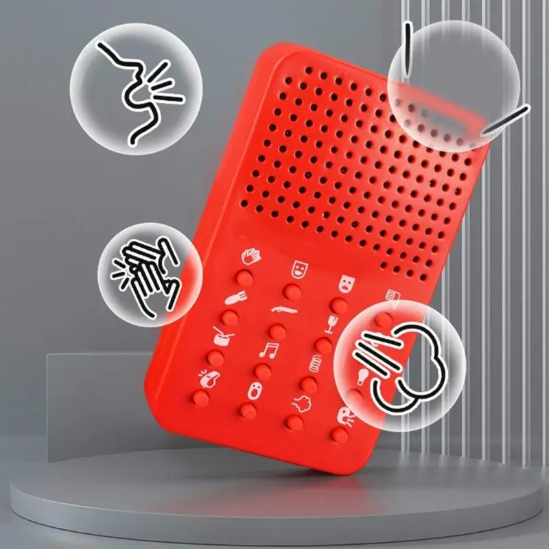Interactive Toy 16 Button Sound Box Creative Portable Party Fun Music Box for Children Birthdays and Gatherings