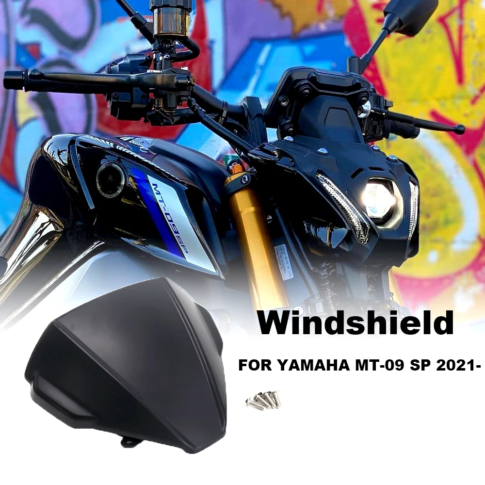 

NEW MT09 SP 2021 - Motorcycle Accessories Windshield Fly Screen Sport Windscreen Visor Viser For YAMAHA MT 09 MT-09