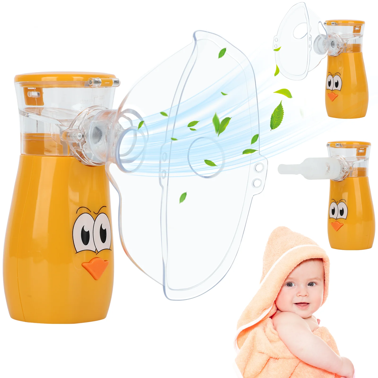 HealthCarePortableSilentUltrasonicNebulizerInhalerMachine