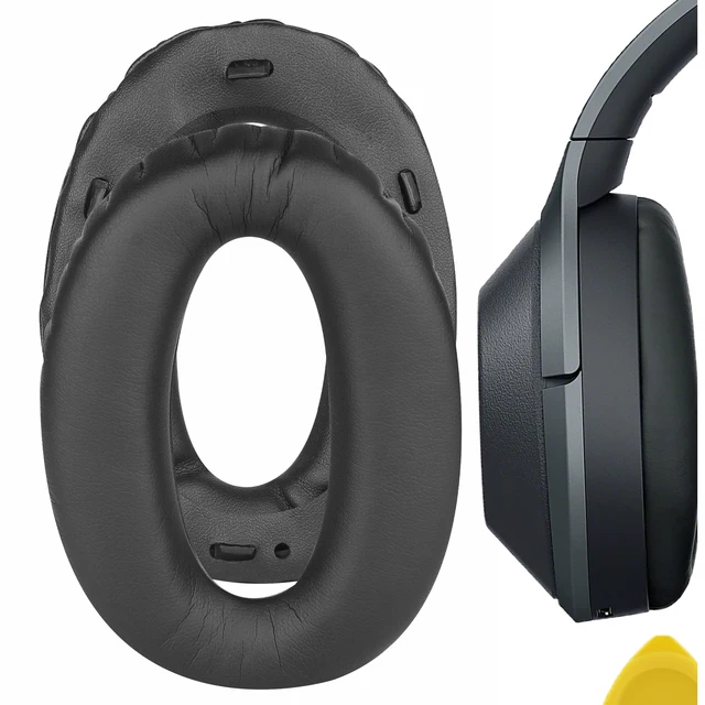Geekria QuickFit Protein Leather Replacement Ear Pads for Sony WH