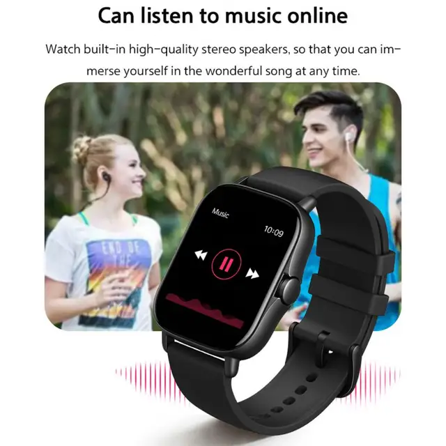 Practical Smart Wristwatch Widely Compatible Multiple Languages 240*240