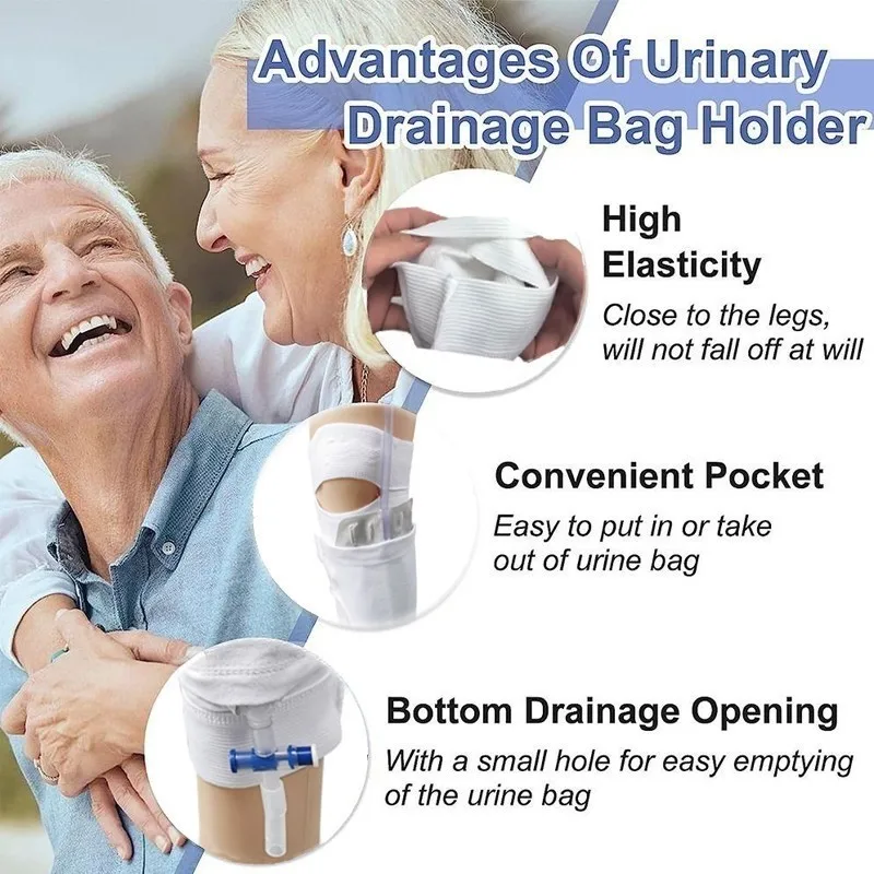 Urine Collection Bag Leg Sleeve Urine Bag Holder Washable Breathable