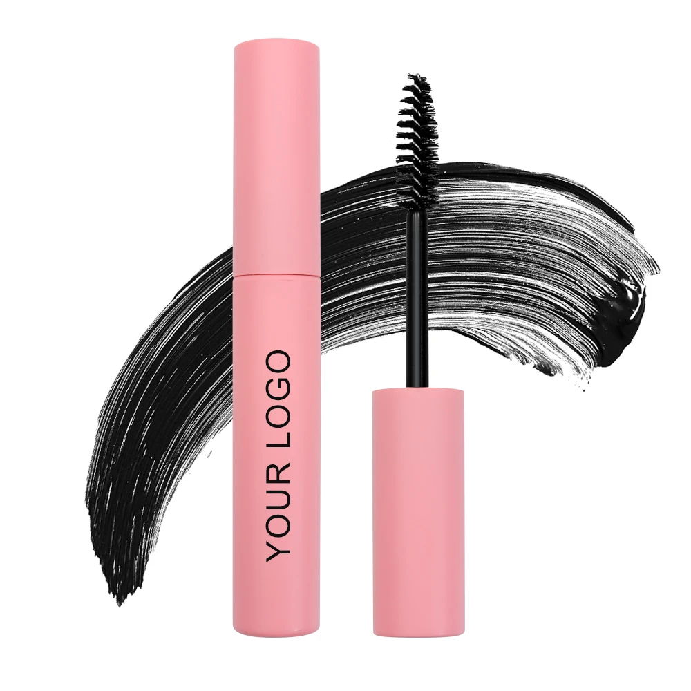 Bivanfe Mascara Lengthening Black Eyelash Extensionbeauty Makeup Long-Wearing Waterproof Pink Color Mascara