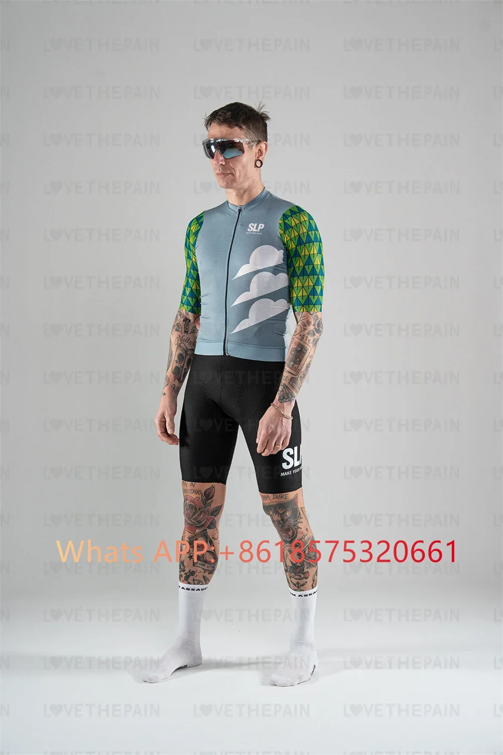 

SLOPLINE SLP Pro Bicycle Team Short Sleeve Maillot Ciclismo Men's Cycling Jersey Sets Summer Breathable Cycling Clothing Suit